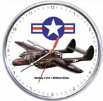 P-61B-1 Black Widow Collectible Wall Clock